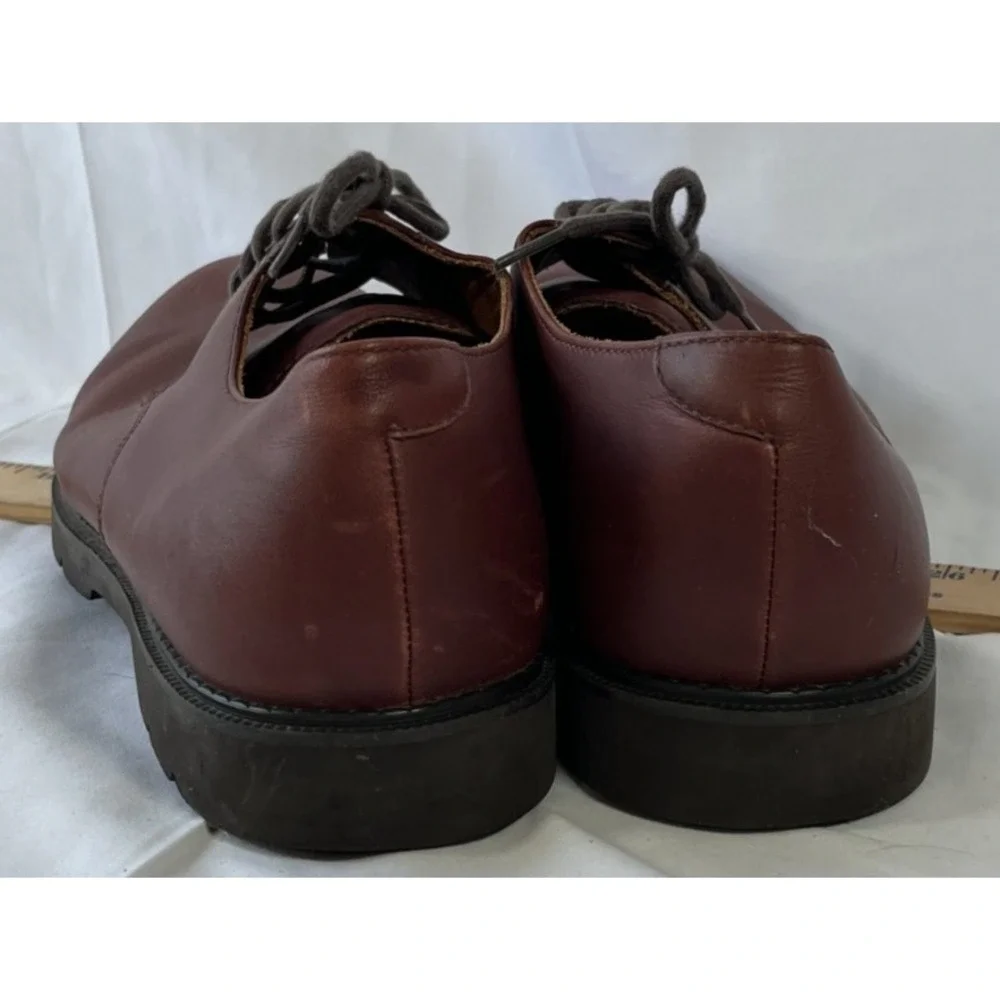 Men's Rockport Leather Chestnut Brown Size 11W‎ Lace Up Shoe Waterproof